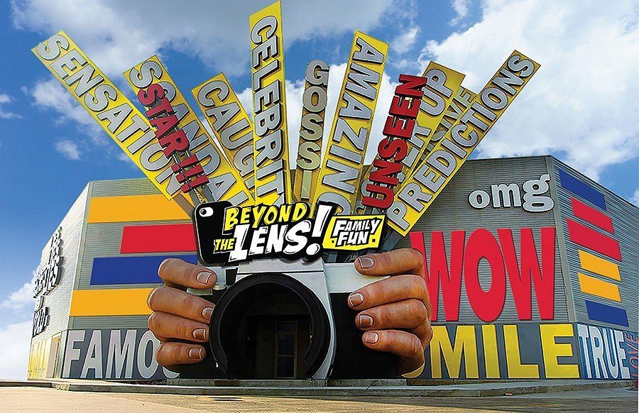 The colorful exterior of Beyond The Lens in Branson