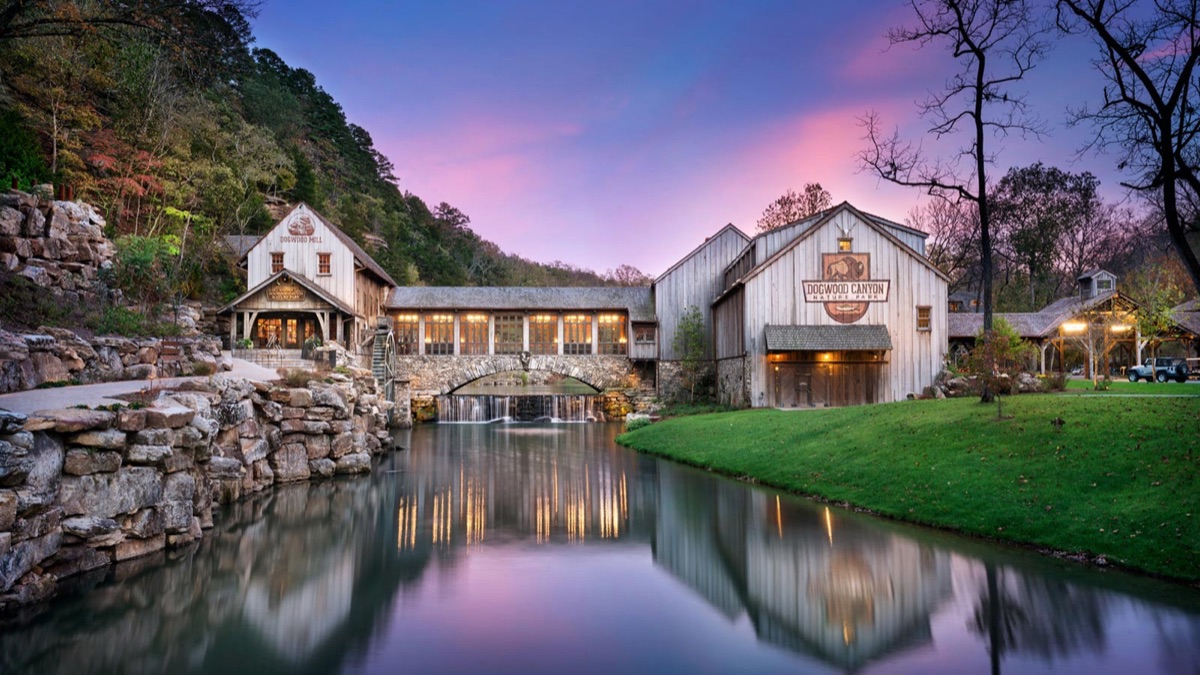 Dogwood Canyon Nature Park and its historic mill