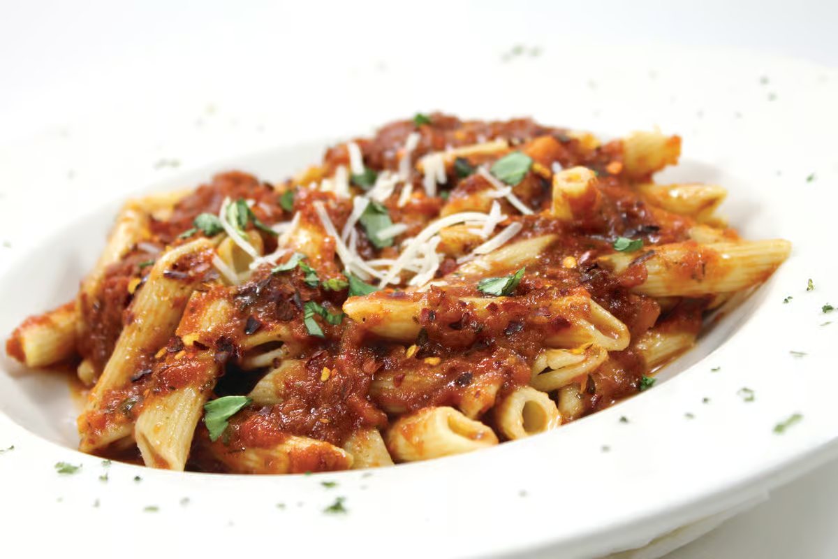 A penne pasta dish at Florentina's Ristorante Italiano