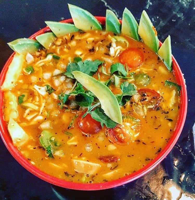 A Caribbean-style bowl at One Love Rum Kitchen